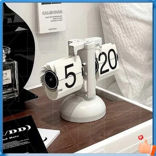 Relógio da celebridade da internet do desktop, virada automática mecânica e eletrônica do estilo europeu, decoração da sala de estar, presente retro criativo do housewarming