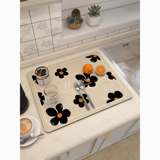 Esteira De Secagem De Prato Multifuncional Durável Cozinha Placemat Almofada De Drenagem
