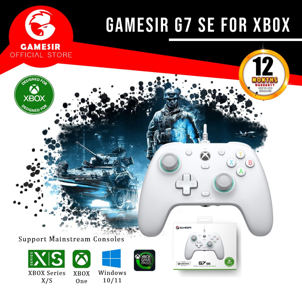 GameSir G7 SE Xbox Controlador De Jogos Gamepad Com Fio Para Series X , S One , Paus De Efeito Hall