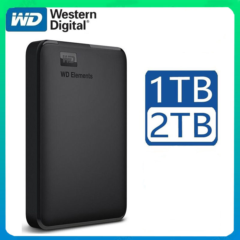 Elementos WD 1TB/2TB-HDD/HD/Hardisk/Harddisk Externo 2,5