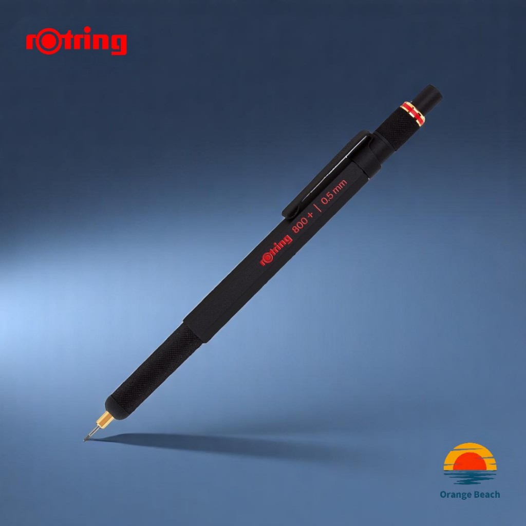 rOtring 800+ Lapiseira+Stylus/0.5 0.7mm Preto 2 Tipos/Ponta