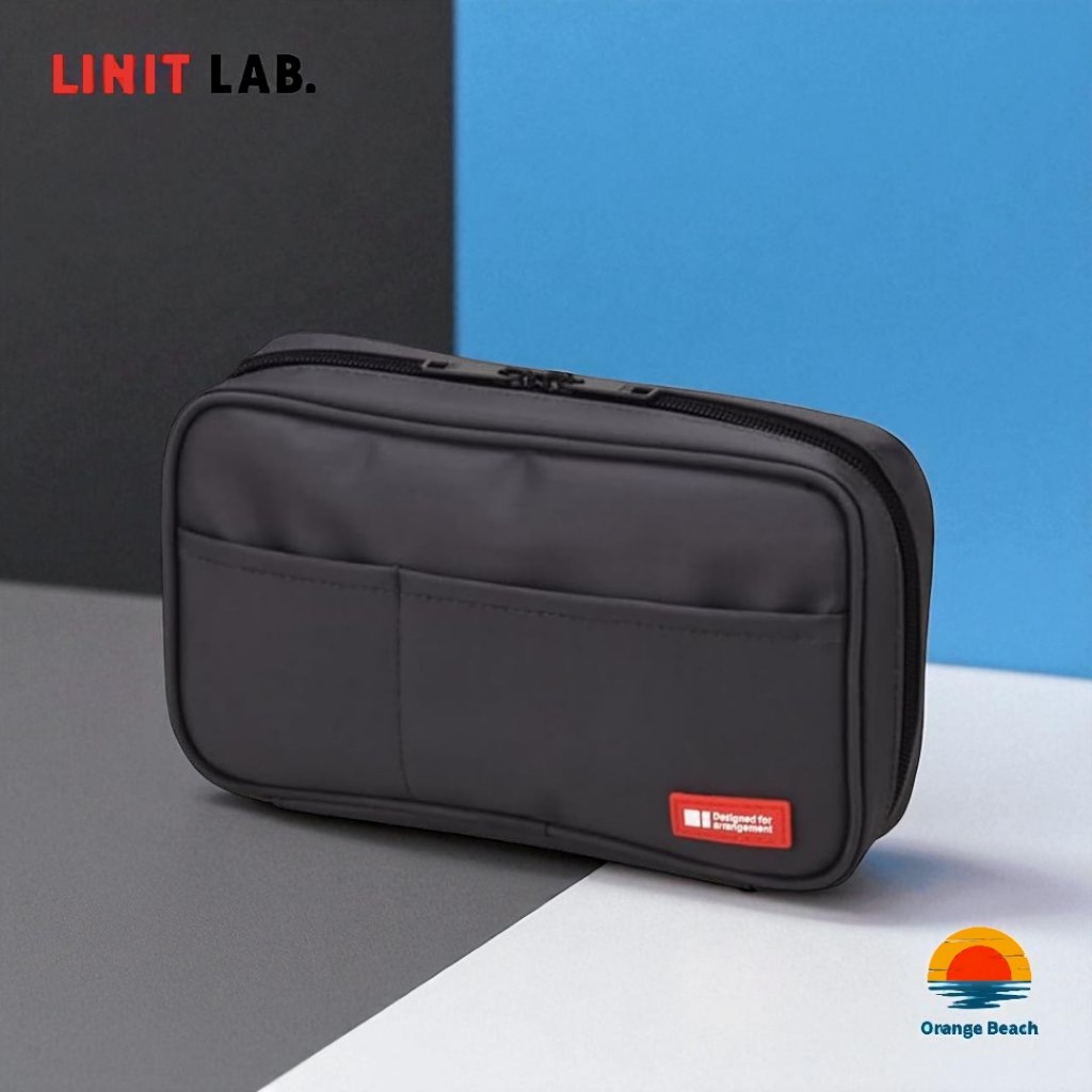 Lihit Lab Estojo Tipo Livro A-7551 Bolso Unico Grande Poliester 11