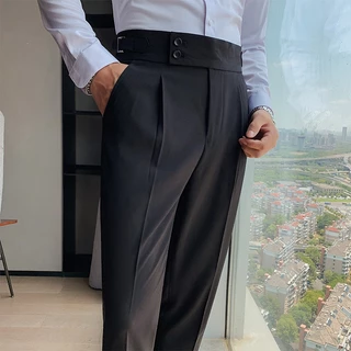 Summer Men's Korean Edition Calça Masculina De Cintura Elástica Para Homens Casual