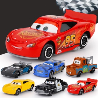 6PCS Pixar Cars 3 Rel mpago McQueen Mater Jakson Storm Racer Car