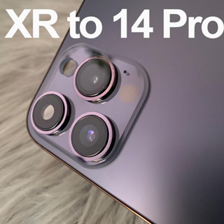 Carcaça DIY BackDiy XR Como Para 14 Chassi Pro , Converter 14pro Backshell , Back Battery Cover