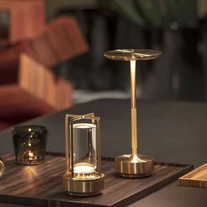 Lâmpada Estilo Industrial Nórdico De Mesa Para Café Bar Ao Ar Livre Camping Atmosfera Restaurante Luzes Noturnas Criativas