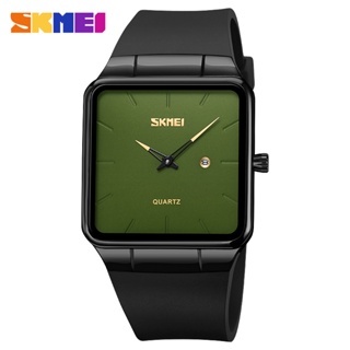 SKMEI Relógio Oficial 1961 Casual Fashion Men Quartz Relógios Unisex Business Watch De Pulso De Luxo Marca Clássico Masculino Silicone