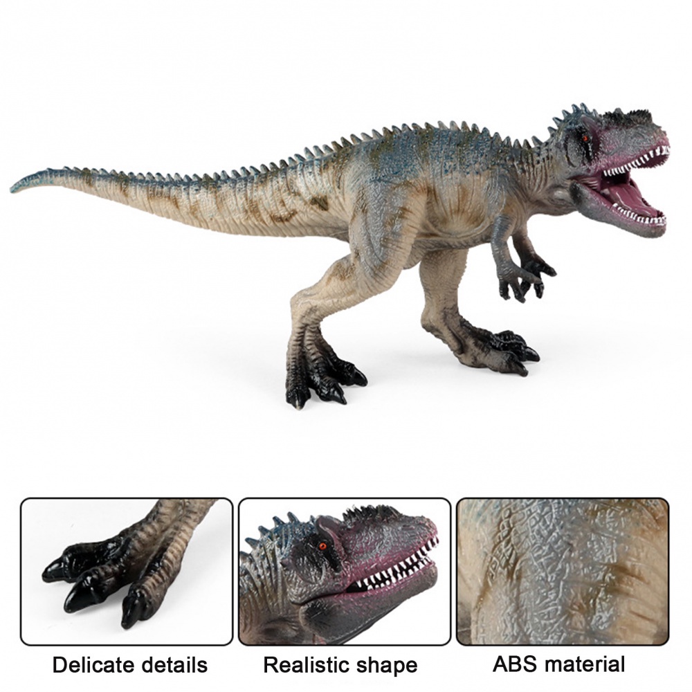 Dinossauro De Brinquedo Giganotossauro Modelo Animal Pré-Histórico Figura De Ação Grande Mundo Jurássico Brinquedos Boca Pode Morder Simulação Sólido