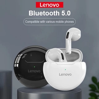 Fones De Ouvido Bluetooth Lenovo Sem Fio TWS Intra-Auriculares Estéreo Esportivos À Prova D'água Com Microfone Para Todos Os Telefones
