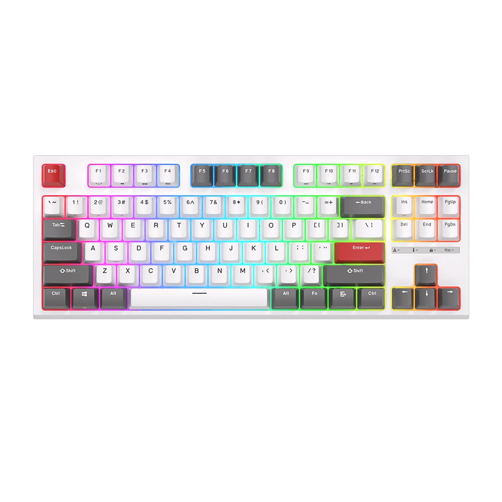 Royal Kludge RK R87 87 Teclas Com Fio Jogo Profissional Hotswap