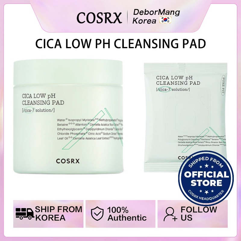Pure Fit Cica Low pH Cleansing Pad – COSRX Official
