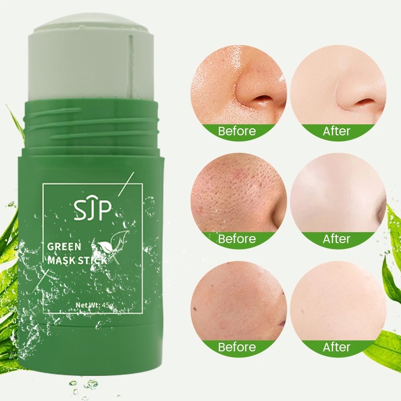 Green mask stick Chá Verde Sólida Vara Máscara De Limpeza Remover ...