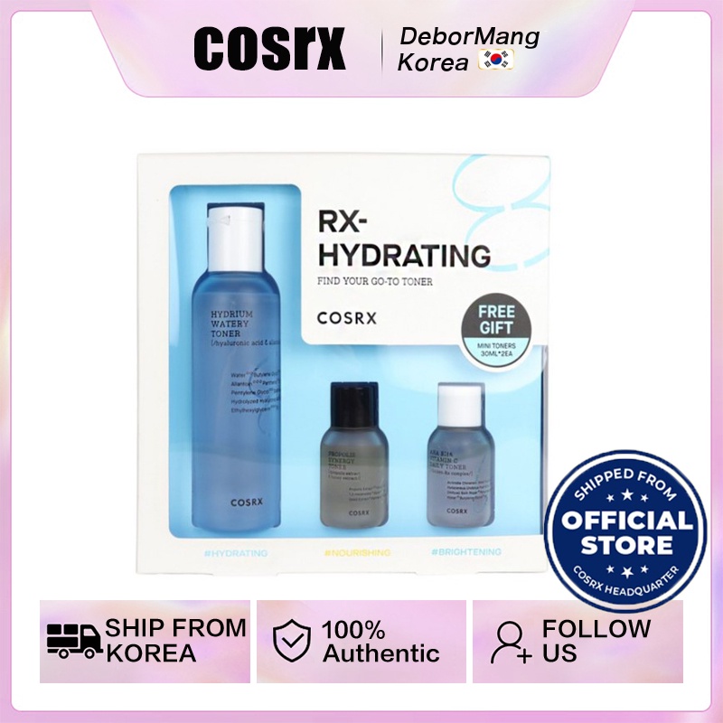 Cosrx Promotion Set Find Your Go To Toner RX Hydrating | Shopee Brasil