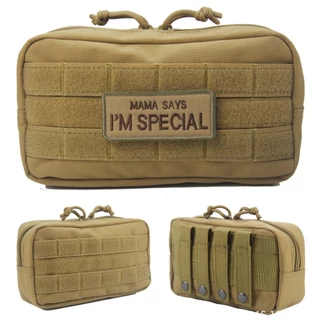 LUC Equipado Com Bolsa Acessória Do Sistema MOLLE De Ferramentas EDC E Bolsas De Agarramento Para Atividades Ao Ar Livre