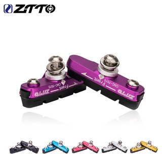 ZTTO Pastilhas De Freio Para Bicicleta De Estrada CNC Concha De Alumínio 1Pair Sapatas Borracha Substituível Por Parte De Carbono