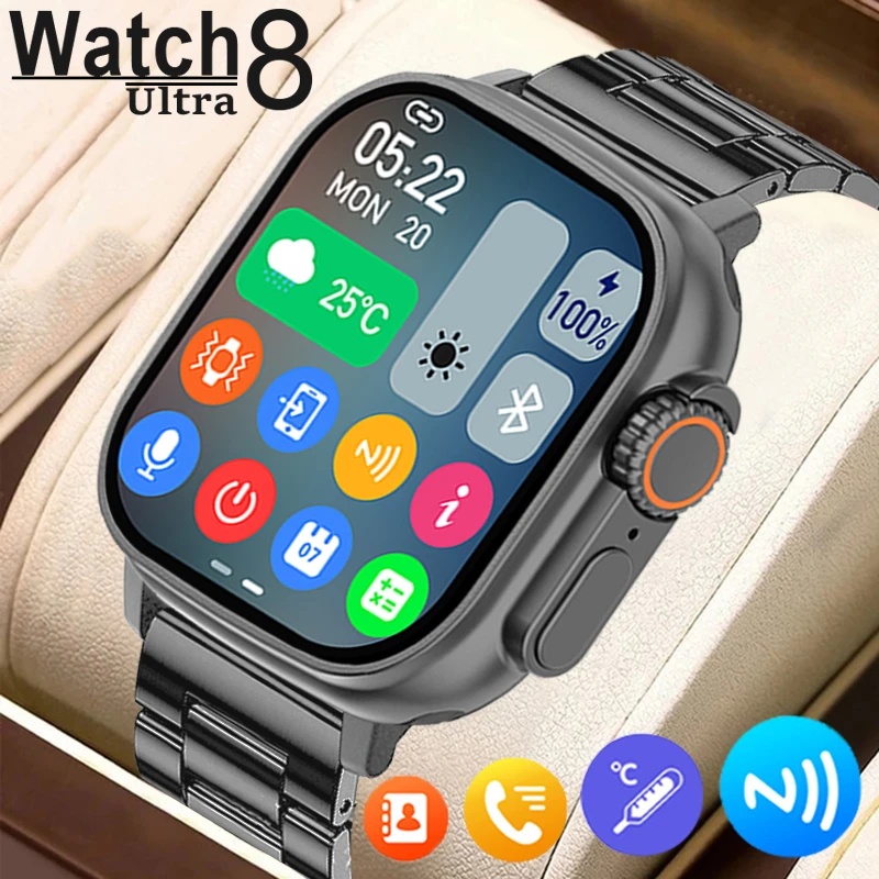 Smartwatch Relógio Apple Watch Série 8 Monitoramento Do Sono Personalizado  Bluetooth Sem Fio Para Chamadas IP68 À Prova D'água Recarregável - Desconto  no Preço