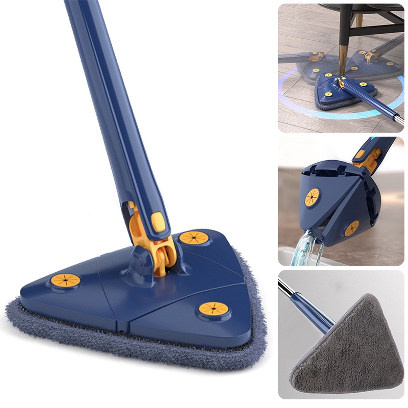 Mop Triangular 360 Esfregão Rodo Twist mop Giratório Lava E Seca Com