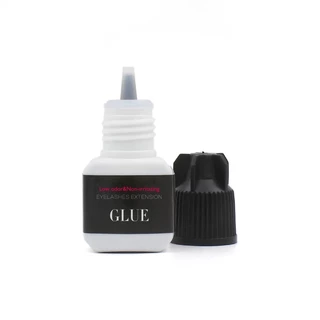 funmix 5ml Cola Individual De Cílios Preto De Baixo Odor Sem Estimulação De Extensão Secos Lentos Para Iniciantes