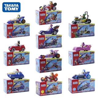 TOMICA Modelo De Carro De Liga Leve Mickey Mouse Donald Duck Daisy Goofy Drive Saver Series MRR Disney Racing Policial Toy