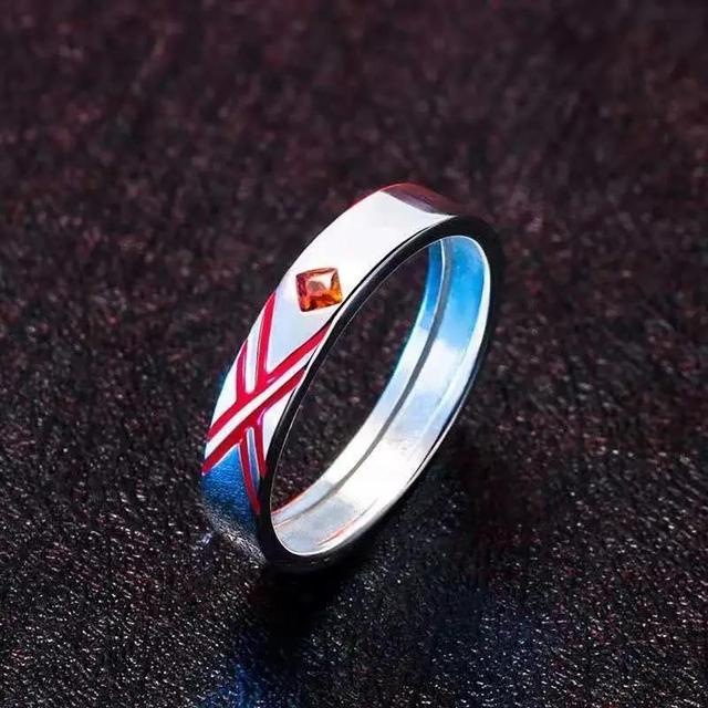 Anime Darling In The Franxx Ring HIRO ZERO TWO Cosplay Casal