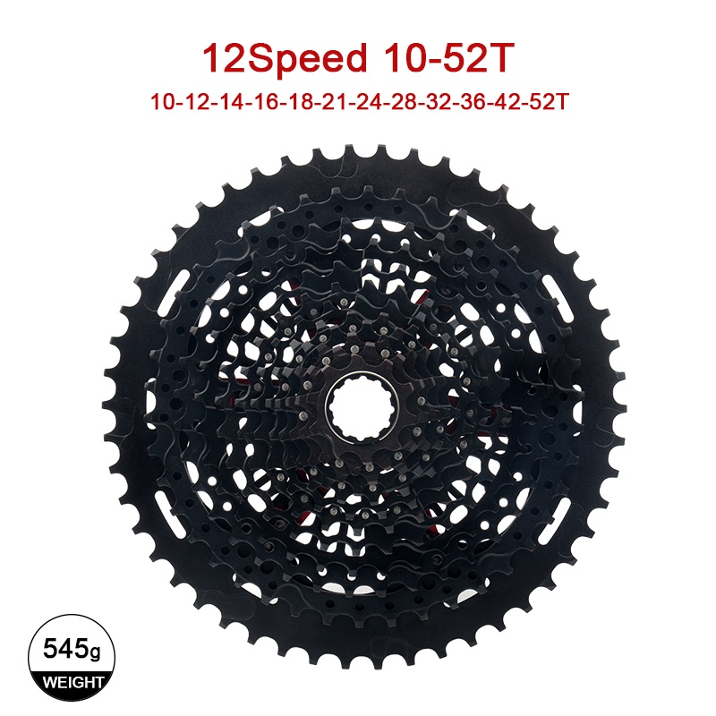 Sunshine XD Cassete 11S/12S Volante CNC MTB 10-50T 52T Roda