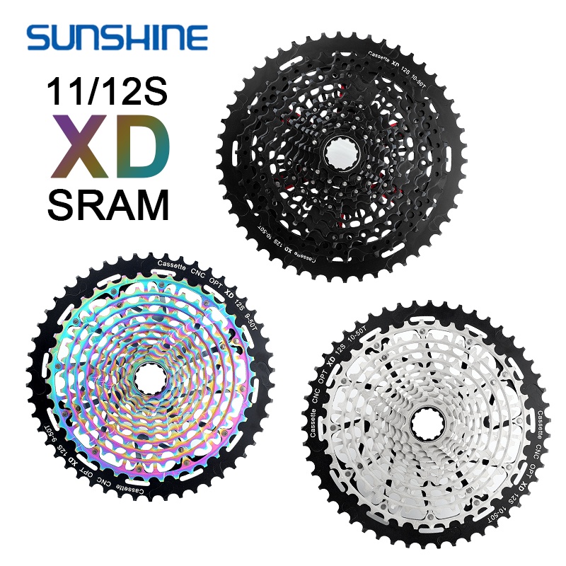 Sunshine XD Cassete 11S/12S Volante CNC MTB 10-50T 52T Roda