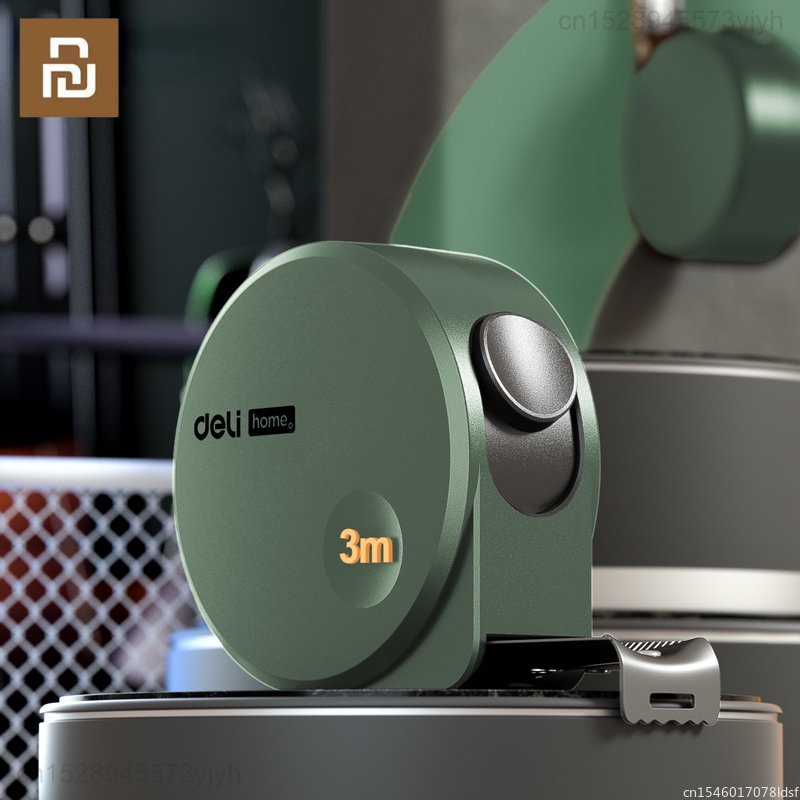 Conjunto De Ferramentas Xiaomi Deli Material De Aço Carbono Alta Qualidade Fita Métrica Digital Multifuncional De Madeira Ferramenta De Medição Portátil