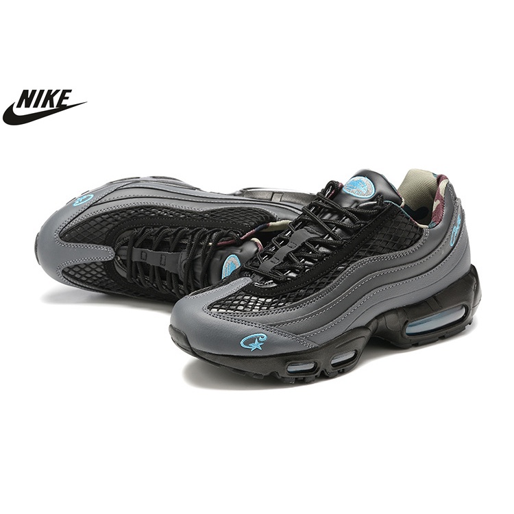 Corteiz x Nk Air Max 95 Aegean Storm Tempestade Completa Almofadada Sapato De Corrida Esportiva Casual