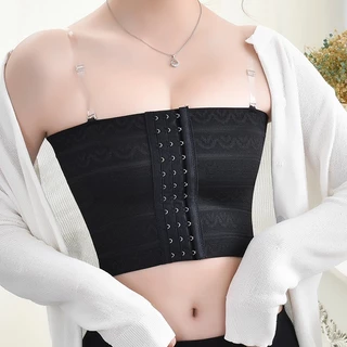 Plus Size Tubo Top Binder Trans Peito Gancho Ftm Tomboy Bra Mulheres Boobs Transgender Fichário Para Lésbica Com Cinta Blinder Trans