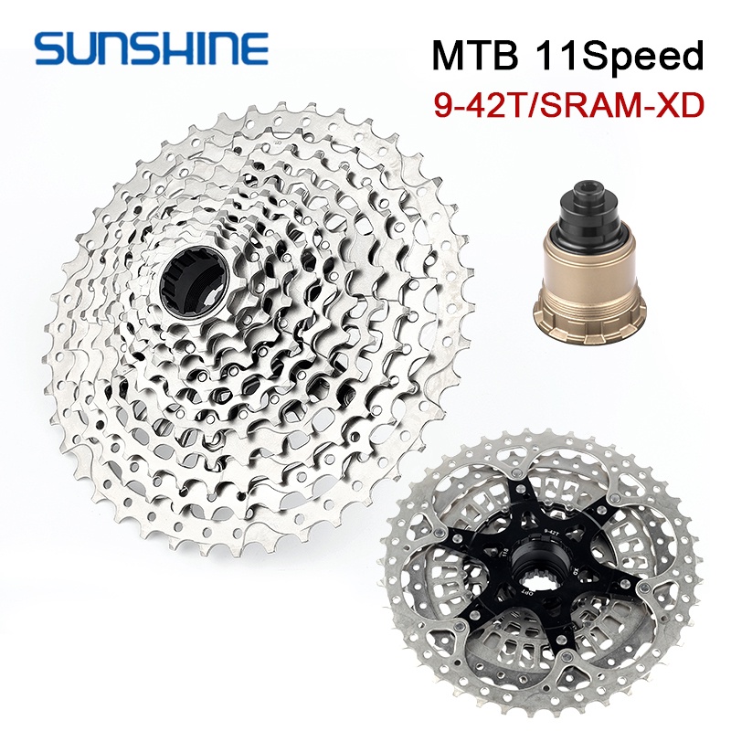 Sunshine XD Cassete 11S/12S Volante CNC MTB 10-50T 52T Roda