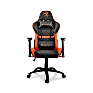 Cadeira de escritório Cougar Armor Titan Pro gamer ergonômica preta e royal  com estofado de couro sintético y suede