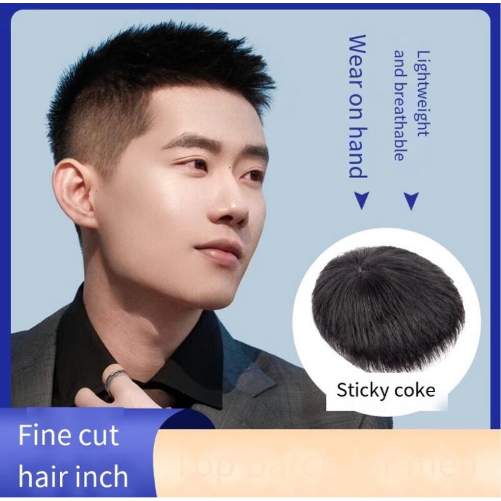 amigo da pele Perucas Masculinas Bonito Masculino Texturizado Perm Cabelo  Curto Peruca Fofo Em Camadas Franja Lateral Cabelo Liso Perucas Completas  Para Traje Diário exótico