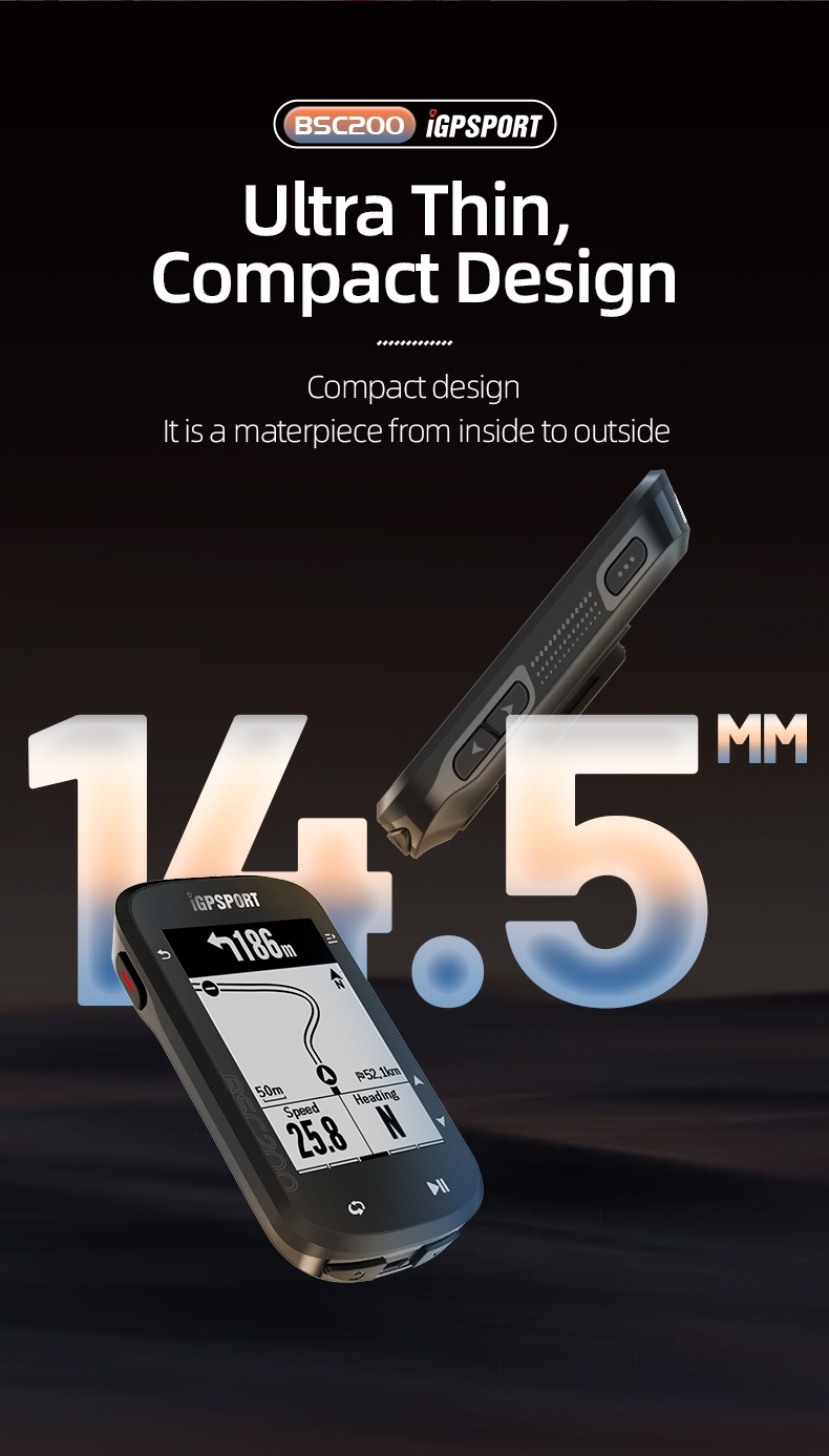 【美品】iGPSPORT BSC200C　スペシャルセット IGPSPORT BSC200 Velocímetro Bicicleta Sem Fio À Prova De