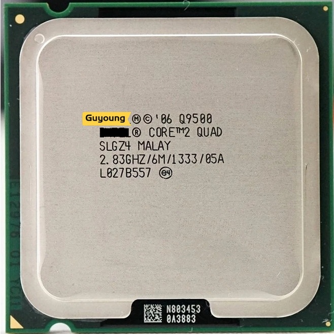 YZX Core2 QUAD Q9500 CPU 2.83G LGA775 6MB Cache Quad-CORE