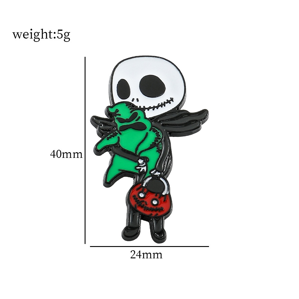 The nightmare shops before christmas pin