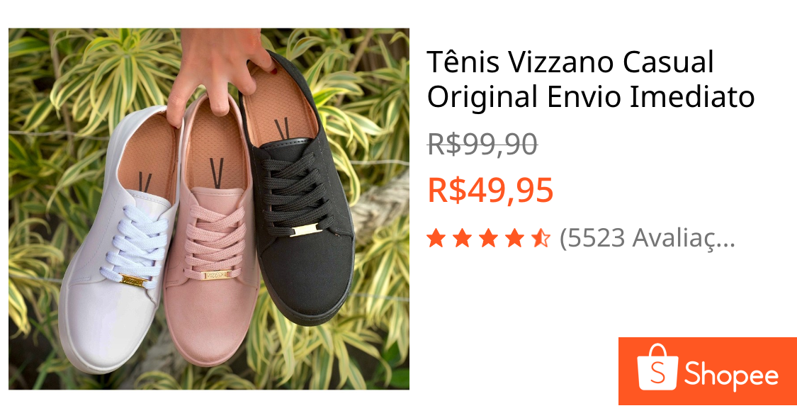 Tênis Vizzano Casual Original Envio Imediato