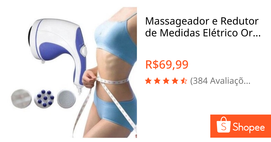 Massageador e Redutor de Medidas Elétrico Orbital Spin 110v. | Shopee Brasil