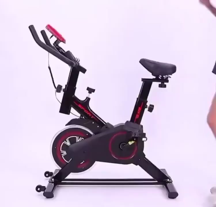 Bicicleta Spinning Ergométrica Para Exercícios Com Monitor Profissional Sport Suporta até 120kg