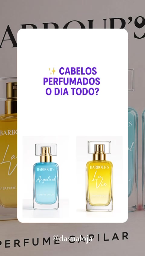 Perfume de Cabelo Barbours Beauty Diversas Fragrâncias 50 ML | Shopee ...