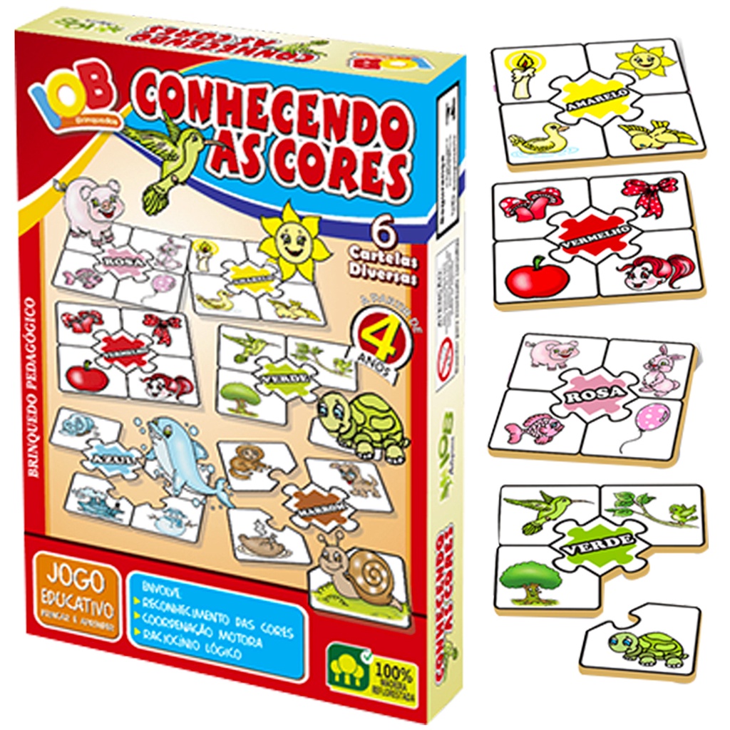 Conhecendo as Cores - Babebi - Brinquedo Educativo - Pingu Brinquedos