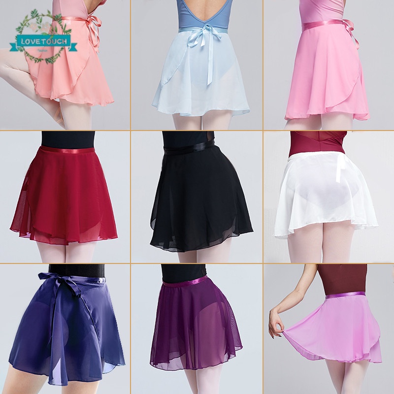 LOVETOUCH 16 Cores Saias De Ballet Para Meninas Chiffon Dançar