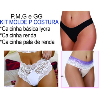 Kit De Moldes Para Costura Molde Babydoll Feminino P,m,g,gg