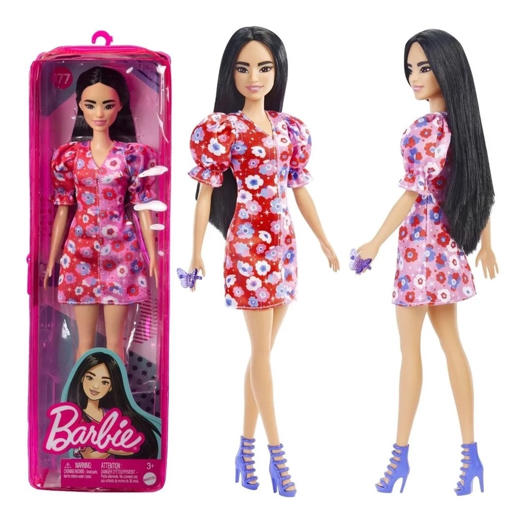 Boneca Barbie Fashionista com Roupa e Acessórios Esportivos para 3