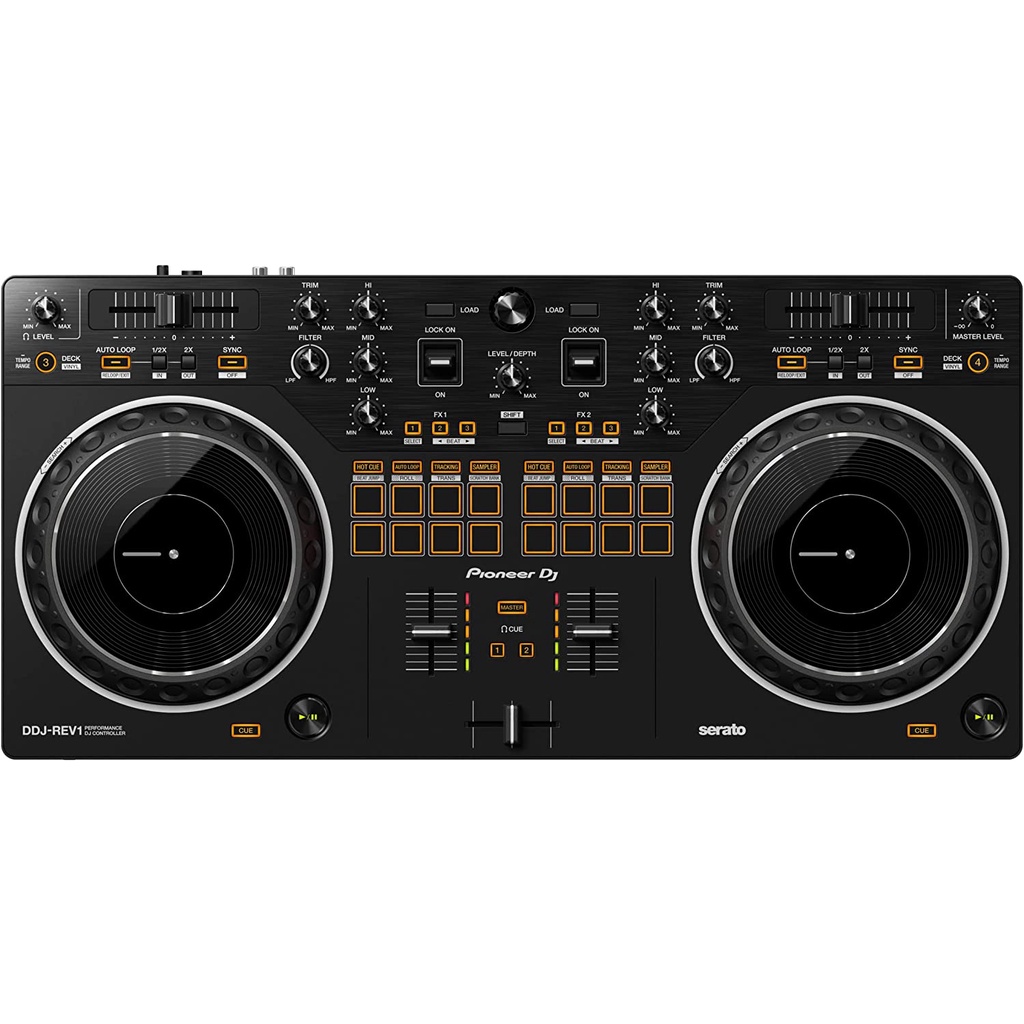 Pioneer Pro DJ Bundle with DDJ-REV1 + DM-40 Set + HDJ-X5