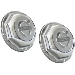 2 Sobre Tampa Cromada Cubo Dianteira Caminhao Volvo VM FH NH em Oferta na Shopee