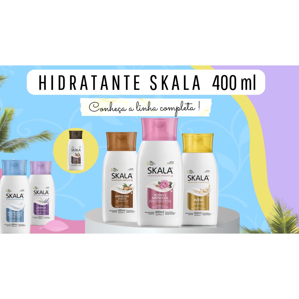 Skala Hidratante Corporal 400ml Shopee Brasil