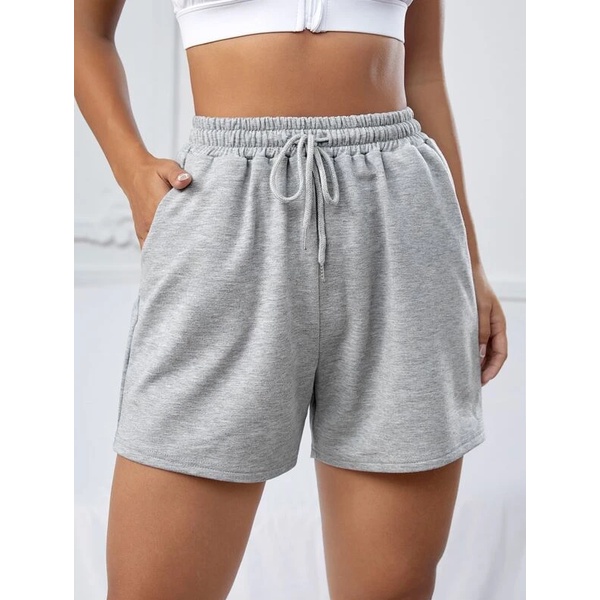 Short de hot sale moletom feminino