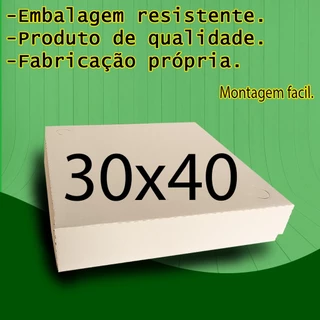 10 Caixas para Salgados, Doces e Esfihas 30x40 (10 Unidades)
