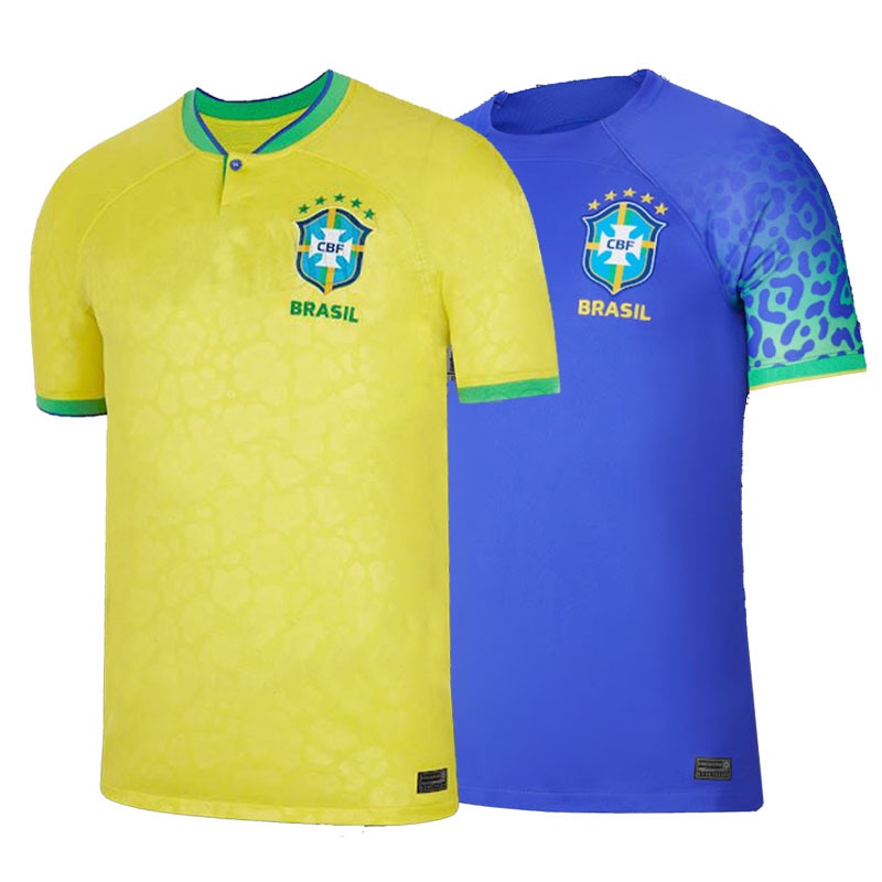 2022 Copa Do Mundo Da Equipe Nacional De Futebol Jersey Brasil