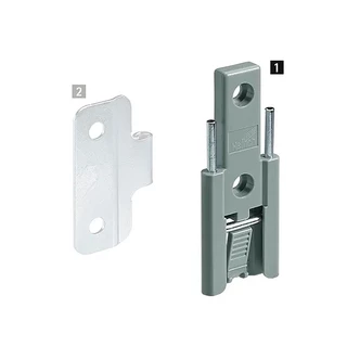 Dobradiça Central Para Kit Wing Line 770 (Wing Line L) Hettich (Kit Com 4 Peças)
